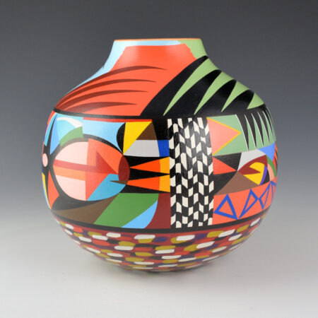 Alternative view of Namingha, Les - "Archer" Jar (2026)