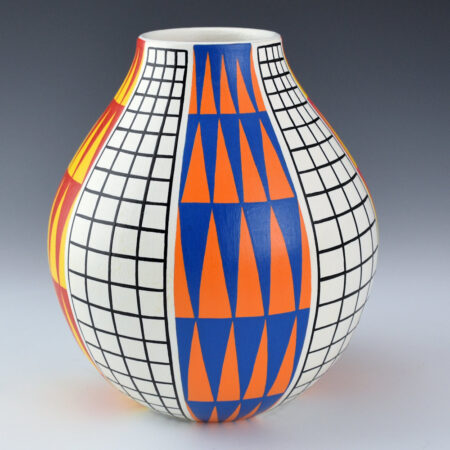 Alternative view of Namingha, Les - "Weaving the Landscape" Jar (2026)