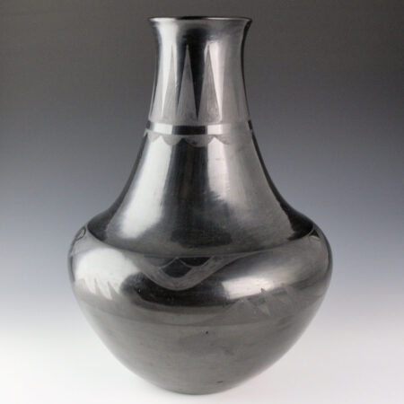 Alternative view of Martinez, Maria - Tall Long Neck Jar with Avanyu "Marie" (1920s)
