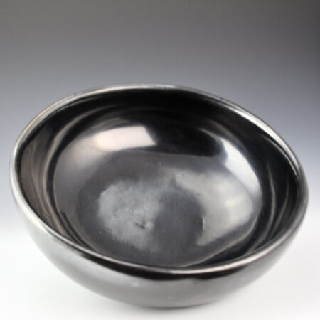 Alternative view of Martinez, Maria - Plainware Wide Open Bowl "Maria Poveka", 1950s