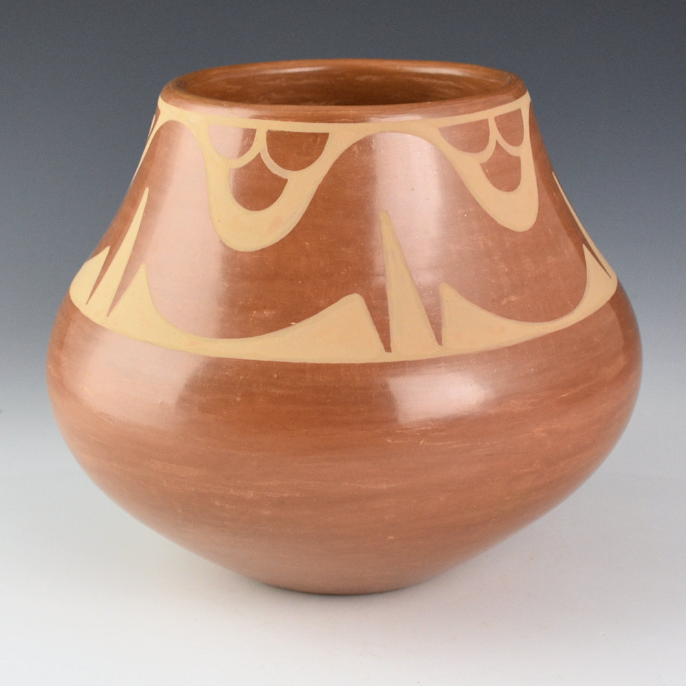 Martinez, Maria - Sienna Avanyu Design Jar "Maria Popovi 1264" (1964) - Image 3