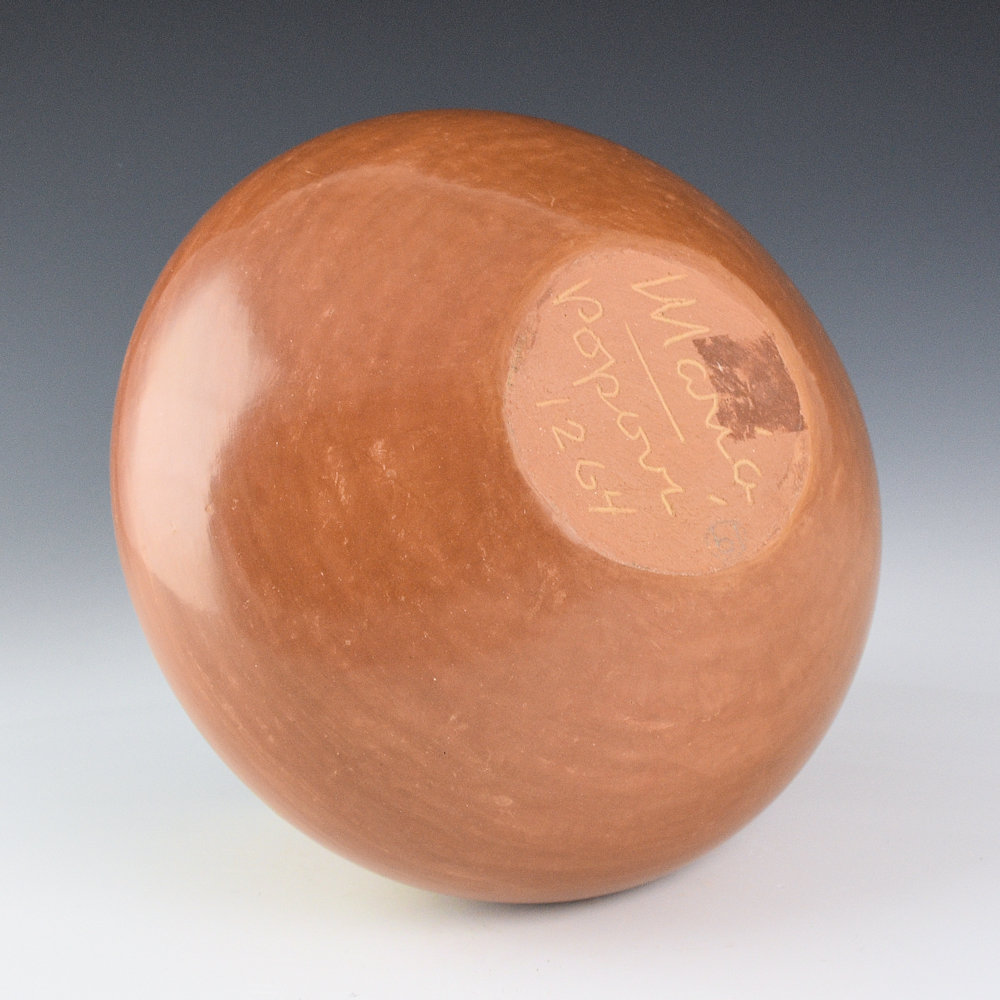 Martinez, Maria - Sienna Avanyu Design Jar "Maria Popovi 1264" (1964) - Image 4