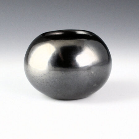 Alternative view of Martinez, Maria - Plainware Gunmetal Bowl "Maria Poveka 762"