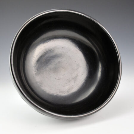 Alternative view of Martinez, Maria  - Fully Polished Bowl with Cloud Designs, "Marie + Santana" (1950s)
