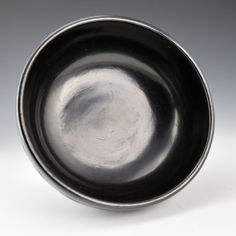 Martinez, Maria - Fully Polished Bowl with Cloud Designs, "Marie + Santana" (1950s) - Image 2