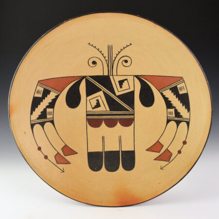 Tahbo, Mark  - 12" Plate with Sikyatki Butterfly (1993)