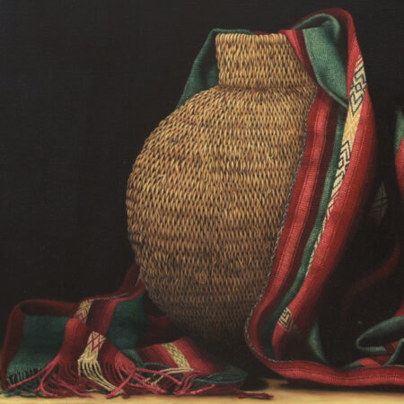 Alternative view of Calengor, Mary - "Preservation" Oil on Linen (48" x 48")