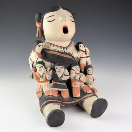Alternative view of Martin, Mary Suina - 9" Tall Storyteller with Six Kids (1987)