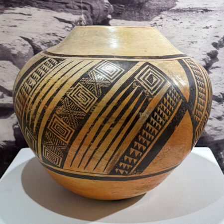 Alternative view of Nampeyo of Hano - Storage Jar with Bird Wing Designs (1900-1915), Published "7 Families in Pueblo Pottery"