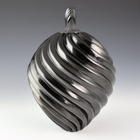 Alternative view of Youngblood, Nancy - 16 Rib Deep "S Swirl" Tall Jar with Shell Lid