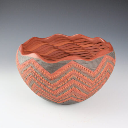 Zane Smith, Richard - Double Corrugated Open Bowl (2000)