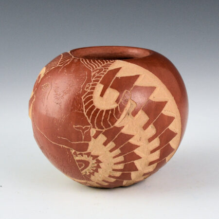 Alternative view of Tanner , Roy and Stella - Bowl with Big Horn Sheep (1981)