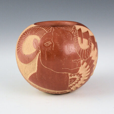 Tanner , Roy and Stella - Bowl with Big Horn Sheep (1981)