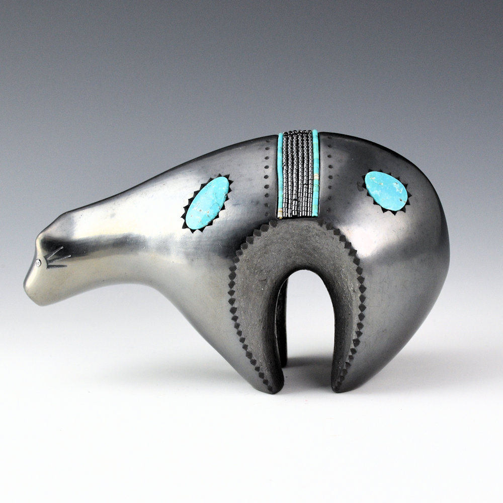 Sanchez, Russell - Gunmetal Fired Bear with Turquoise (2026)