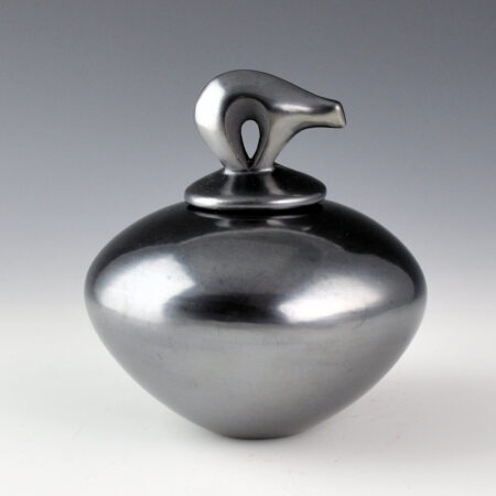 Sanchez, Russell  - Gunmetal Fired Bear Lid Bowl