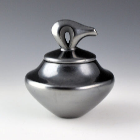 Alternative view of Sanchez, Russell  - Gunmetal Fired Jar with Bear Lid