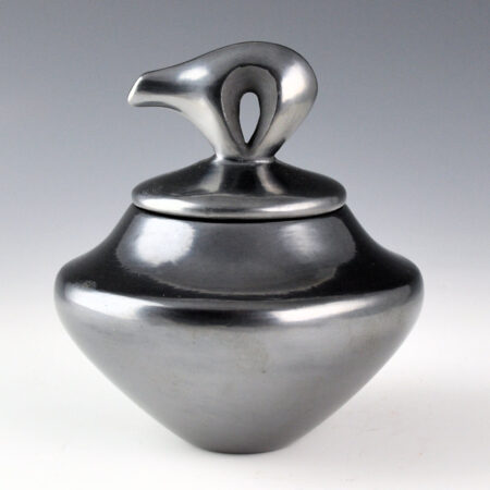 Sanchez, Russell  - Gunmetal Fired Jar with Bear Lid