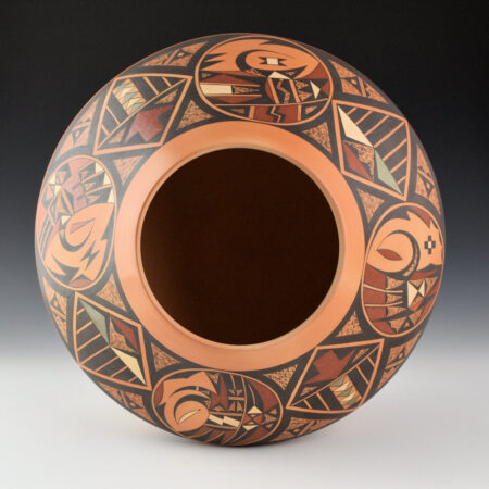 Alternative view of Lucas, Steve - 10" Wide "Four Seasons" Four Color Jar (Ribbon)