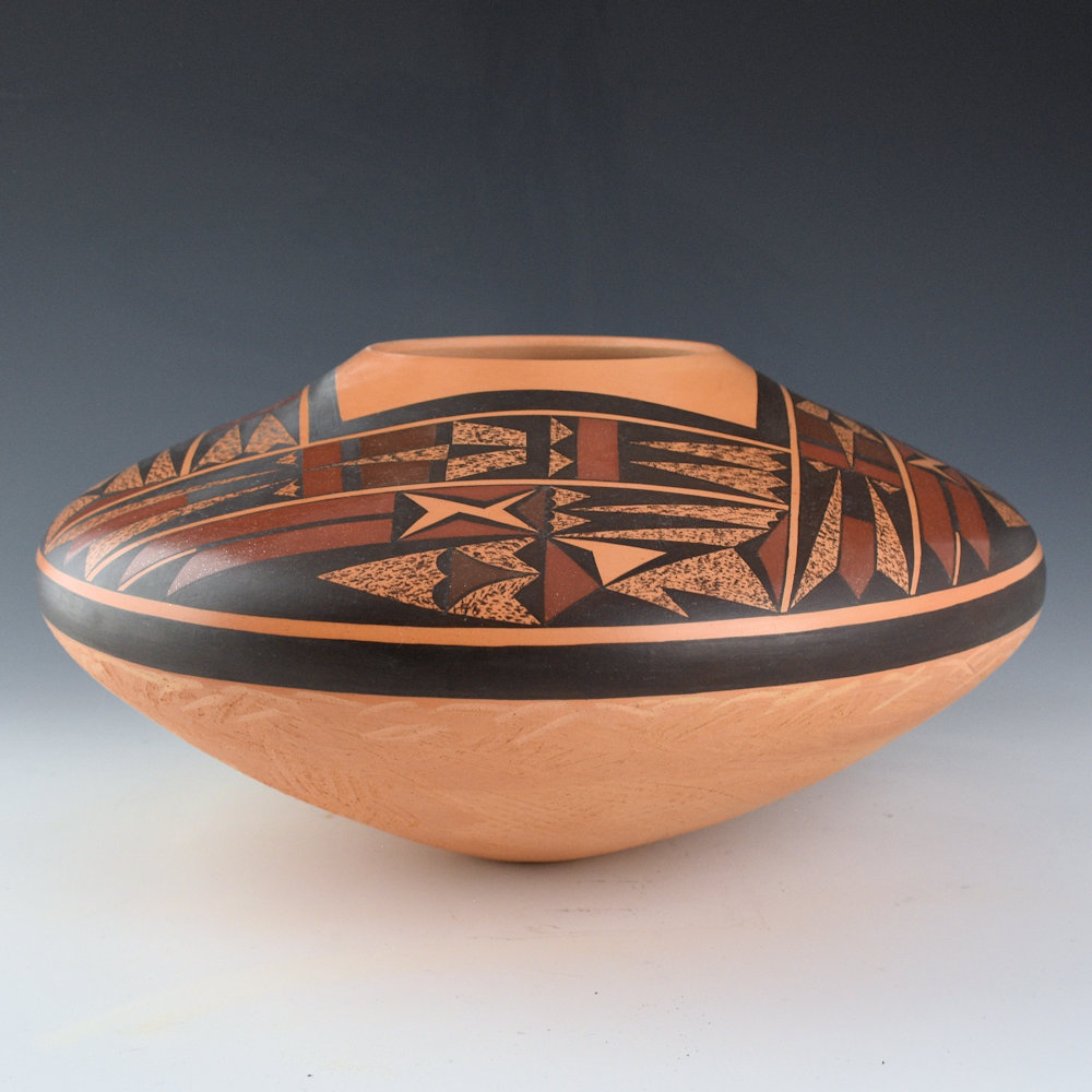 Lucas, Steve - 10" Wide "Prayer for Rain" Wide Shoulder Jar - Image 3