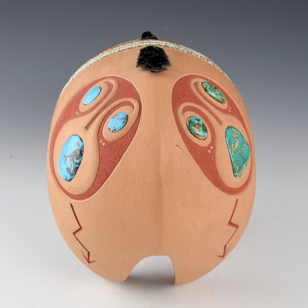 Da, Tony - Matte Bear with Turquoise, Coral, and Mother-of-Pearl (1978-9) - Image 4