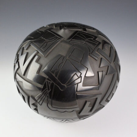 Alternative view of Garcia, Tammy - "Three Butterfly Maidens" 8" Tall Seed Jar (2008)