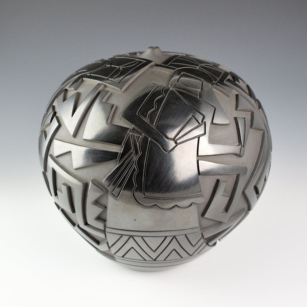 Garcia, Tammy - "Three Butterfly Maidens" 8" Tall Seed Jar (2008)