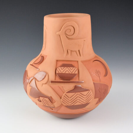 Garcia, Tammy - "Dreaming of Chaco" Multi-Color Jar (2026)