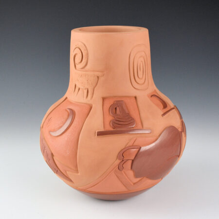 Alternative view of Garcia, Tammy - "Dreaming of Chaco" Multi-Color Jar (2026)
