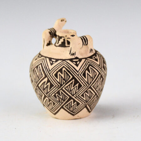 Natseway, Thomas - Mini Jar with Bear Handles (1986)