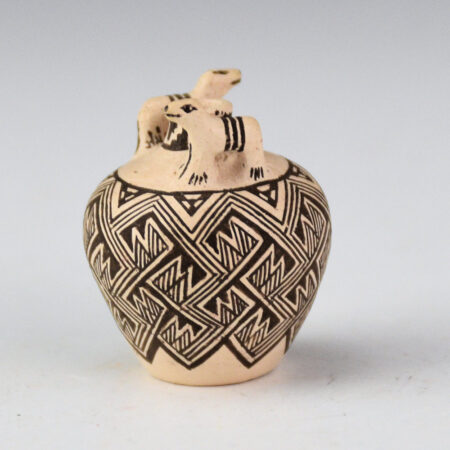 Alternative view of Natseway, Thomas - Mini Jar with Bear Handles (1986)