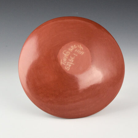 Alternative view of Garcia, Tina - Red Plate with Bear Paw (1990s)
