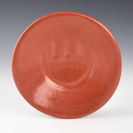 Garcia, Tina - Red Plate with Bear Paw (1990s)