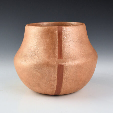 Riding In, Will - Micaceous Jar with Polished Stripe