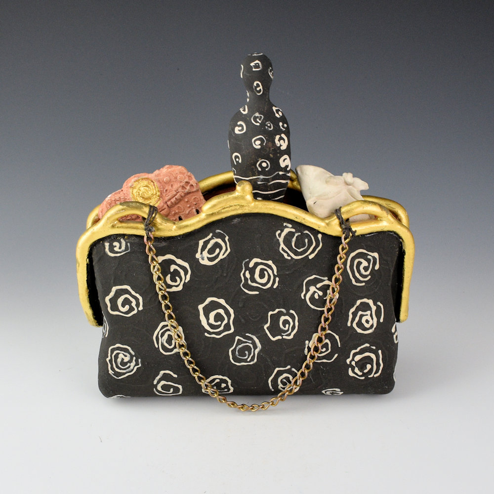 Fields, Anita - "Memory Purse" Clay, 4 Pieces (2000)