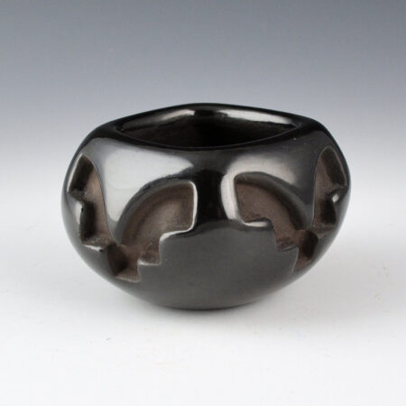 Alternative view of Suazo, Anita - Square Bowl with Carved Butterfly