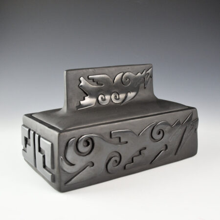 Alternative view of Youngblood, Christopher - 8" Long Box with Carved Avanyu and Avanyu Lid
