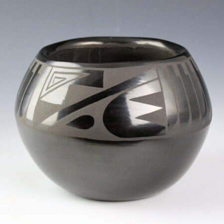 Alternative view of Tafoya, Cresencia - Bowl with Feather and Bird Wing Designs (1980s)