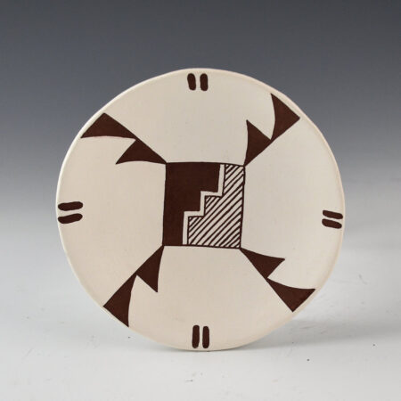 Patricio, Felisha- Small Plate with Rain Cloud and Mountains