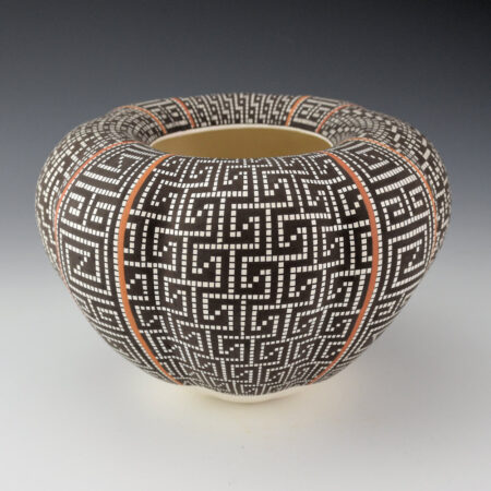 Antonio, Frederica - Eight Rib Gourd Jar with Infinity Rim