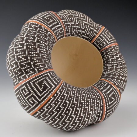 Alternative view of Antonio, Frederica - Eight Rib Gourd Jar with Infinity Rim
