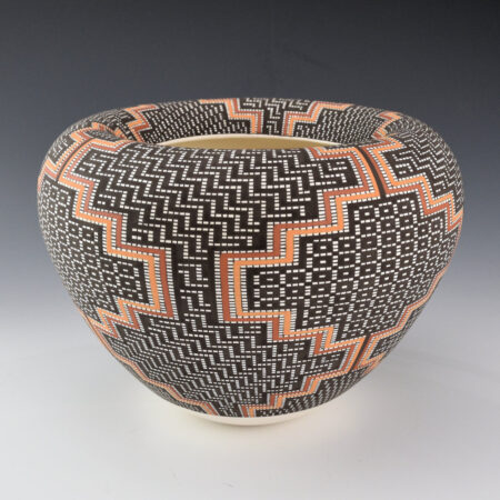 Antonio, Frederica - 8" Wide "Stars over the Mesa" Infinity Rim Bowl