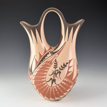 Alternative view of Sandia, Geraldine - Polychrome Wedding Vase with Corn Designs