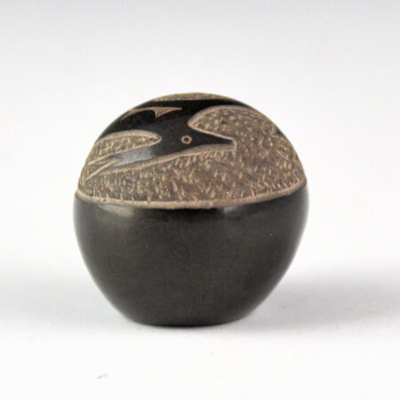 Alternative view of Garcia, Gloria "Golden Rod" - Mini Seedpot with Mimbres Rabbit