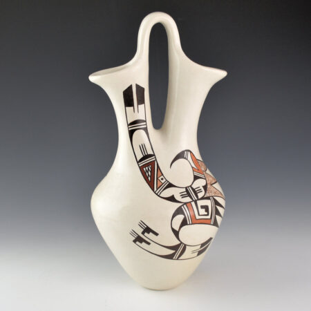 Alternative view of Naha, Helen "Featherwoman" - 11" Tall Wedding Vase with Hopi Birds (1980s)