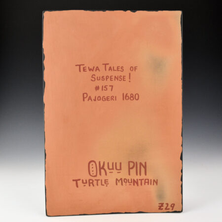 Alternative view of Garcia, Jason - "Tewa Tales of Suspense! #156" Clay Tile