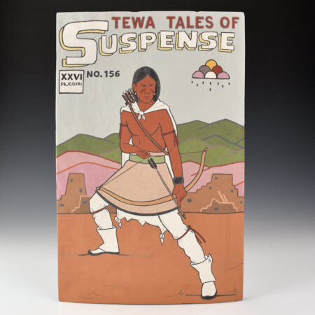 Garcia, Jason - "Tewa Tales of Suspense! #156" Clay Tile