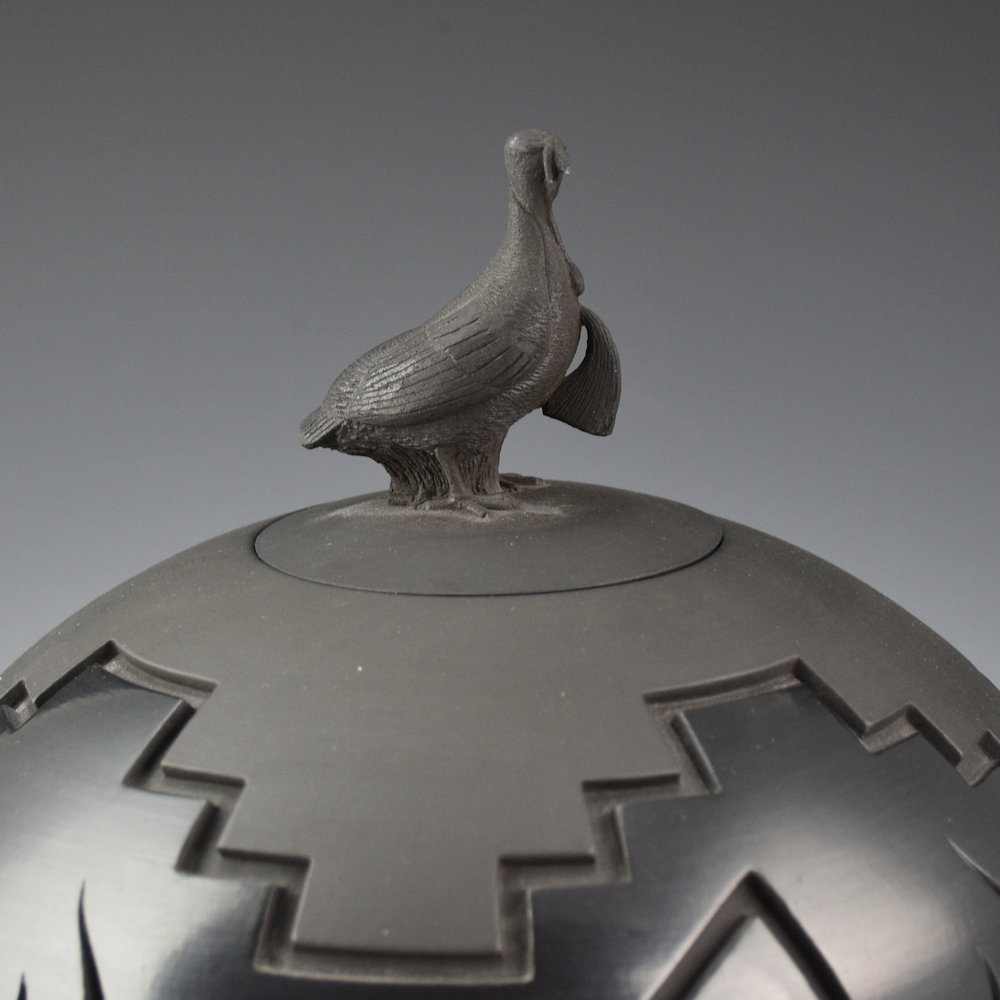 Roller, Jeff - Bowl with Wild Turkey Lid (2003) - Image 2