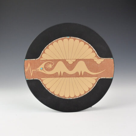 Gonzales, John - 7.25" Plate with Avanyu (1998)