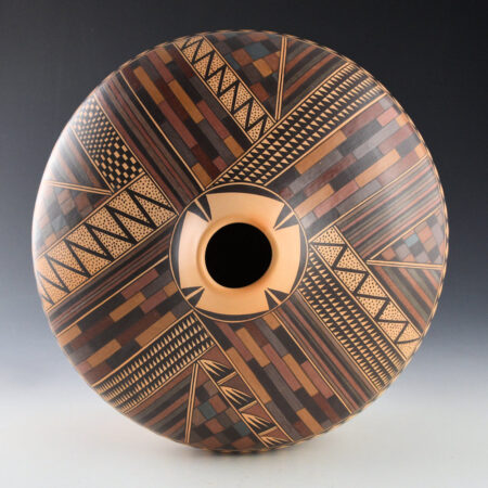 Alternative view of Namingha, Les - "Loloma" Wide Shoulder Jar (2012)