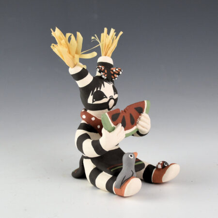 Ray, Marilyn Henderson - Koshari Figure with Bird, Butterfly and Watermelon (2005)